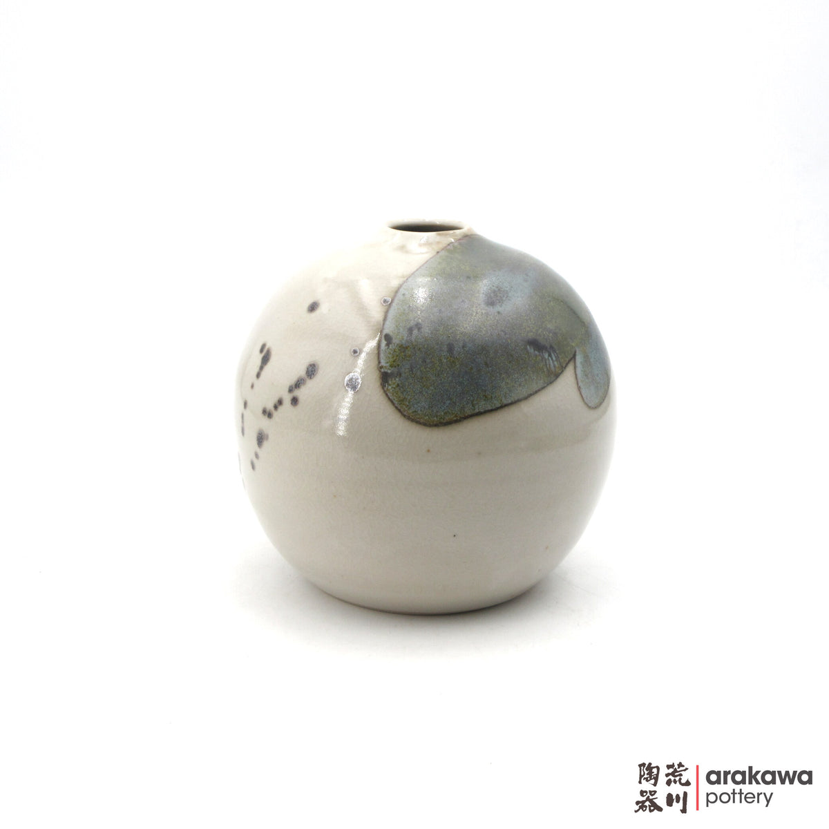 Handmade Ikebana Container Vase 7.5 26-1013-023 made by Thomas Arakawa and Kathy Lee-Arakawa at Arakawa Pottery