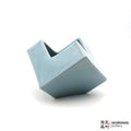 Handmade Ikebana Container Cube 5” 26-1013-028 made by Thomas Arakawa and Kathy Lee-Arakawa at Arakawa Pottery