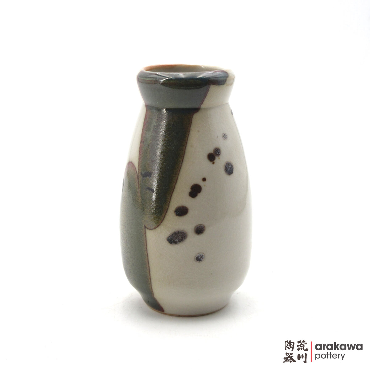 Handmade Ikebana Container Small Vase 6” 26-1013-051 made by Thomas Arakawa and Kathy Lee-Arakawa at Arakawa Pottery