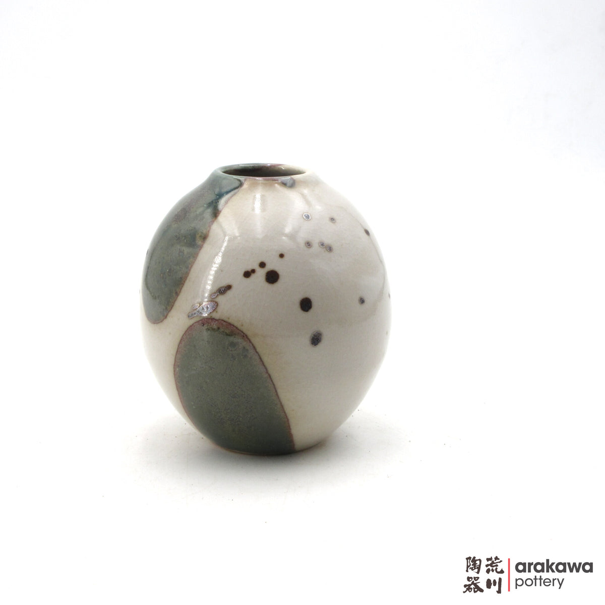 Handmade Ikebana Container Small Vase 6” 26-1013-053 made by Thomas Arakawa and Kathy Lee-Arakawa at Arakawa Pottery