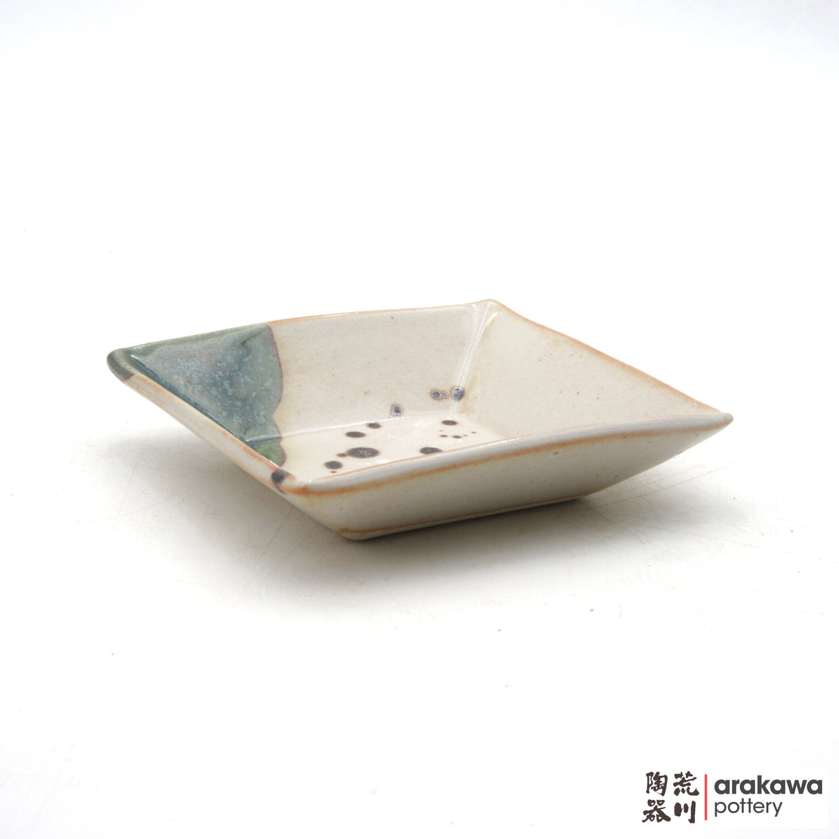 Handmade Dinnerware Square Dish (M) Side Dish 26-1013-182 made by Thomas Arakawa and Kathy Lee-Arakawa at Arakawa Pottery