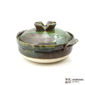 Donabe Banko-kaki Green glazed Namban No. 7 2019-001