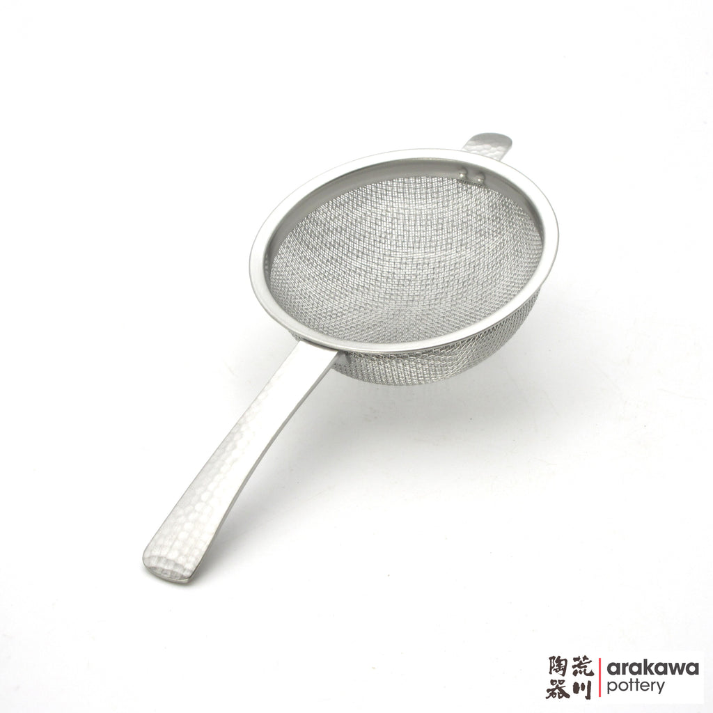 Tea Strainer: Stainless Steel Tea Strainer with Tsuchime finish (Hammer Marks) 2010-001