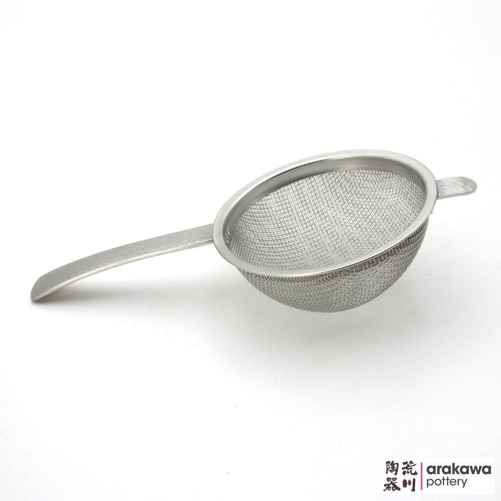 Tea Strainer: Stainless Steel Tea Strainer with Tsuchime finish (Hammer Marks) 2010-001