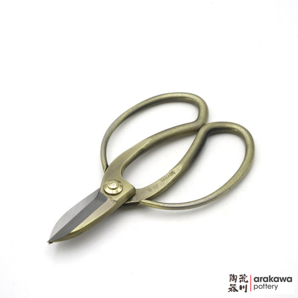 Scissors: Ikebana Hasami: Carbon Steel with Bronze Coating Koryu Style 2001-022