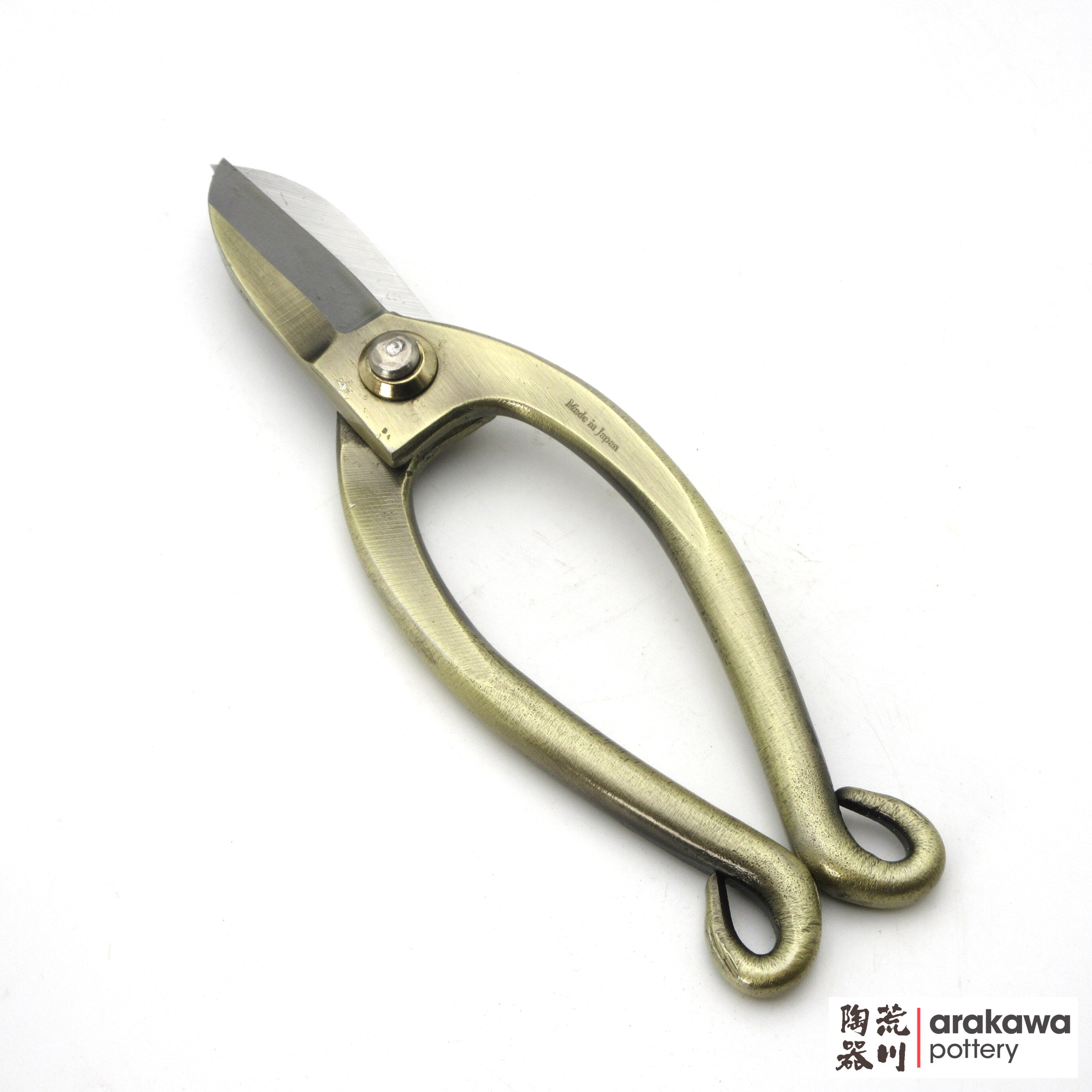 Scissors: Ikebana Hasami: Carbon Steel with Bronze Coating Ikenobo Style 2001-021