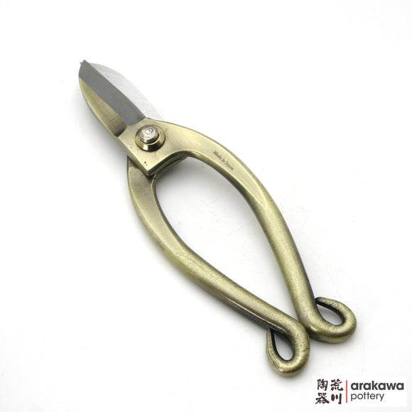 Scissors: Ikebana Hasami: Carbon Steel with Bronze Coating Ikenobo Style 2001-021