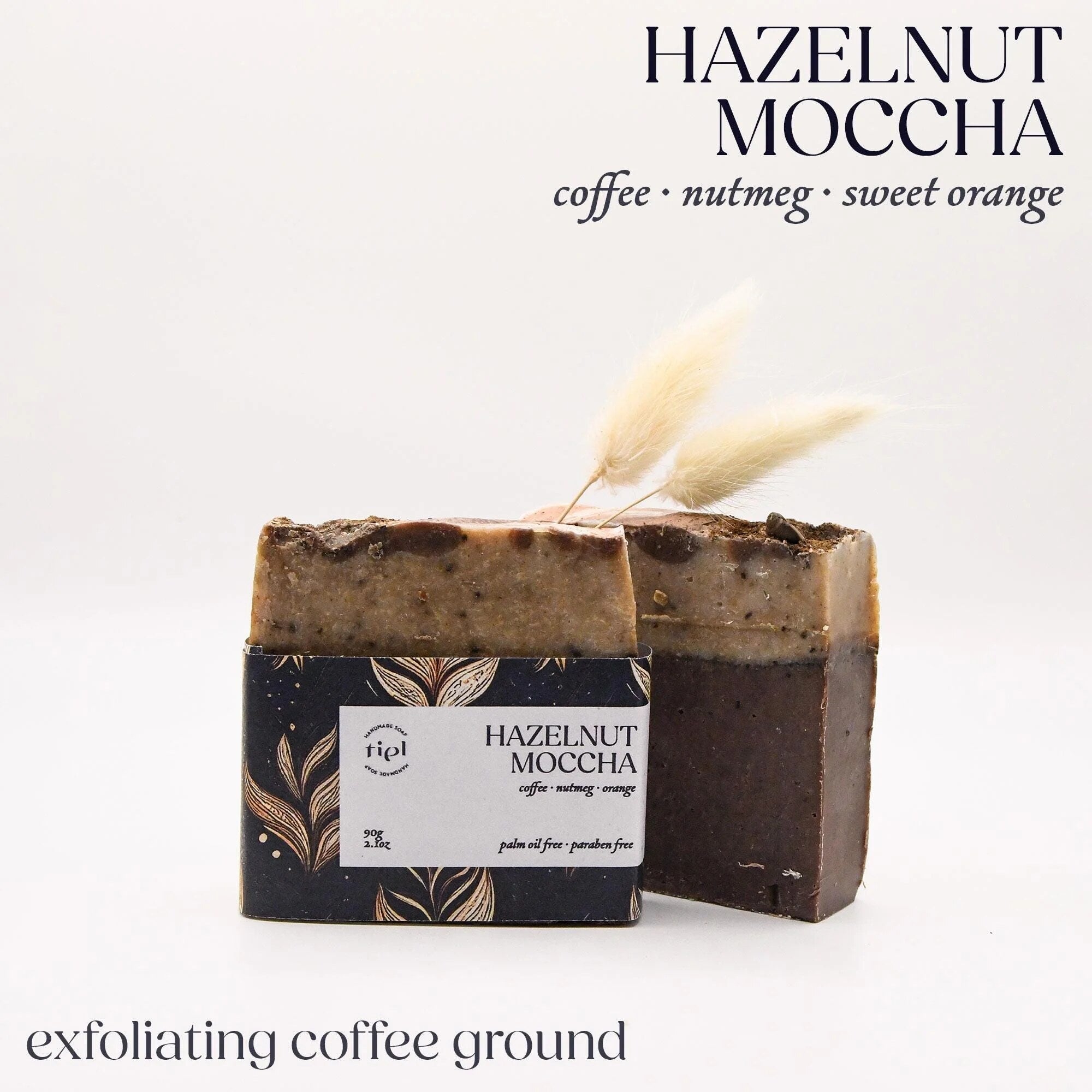 Tiel Handmade - soap bar - Hazelnut Moccha Exforliating