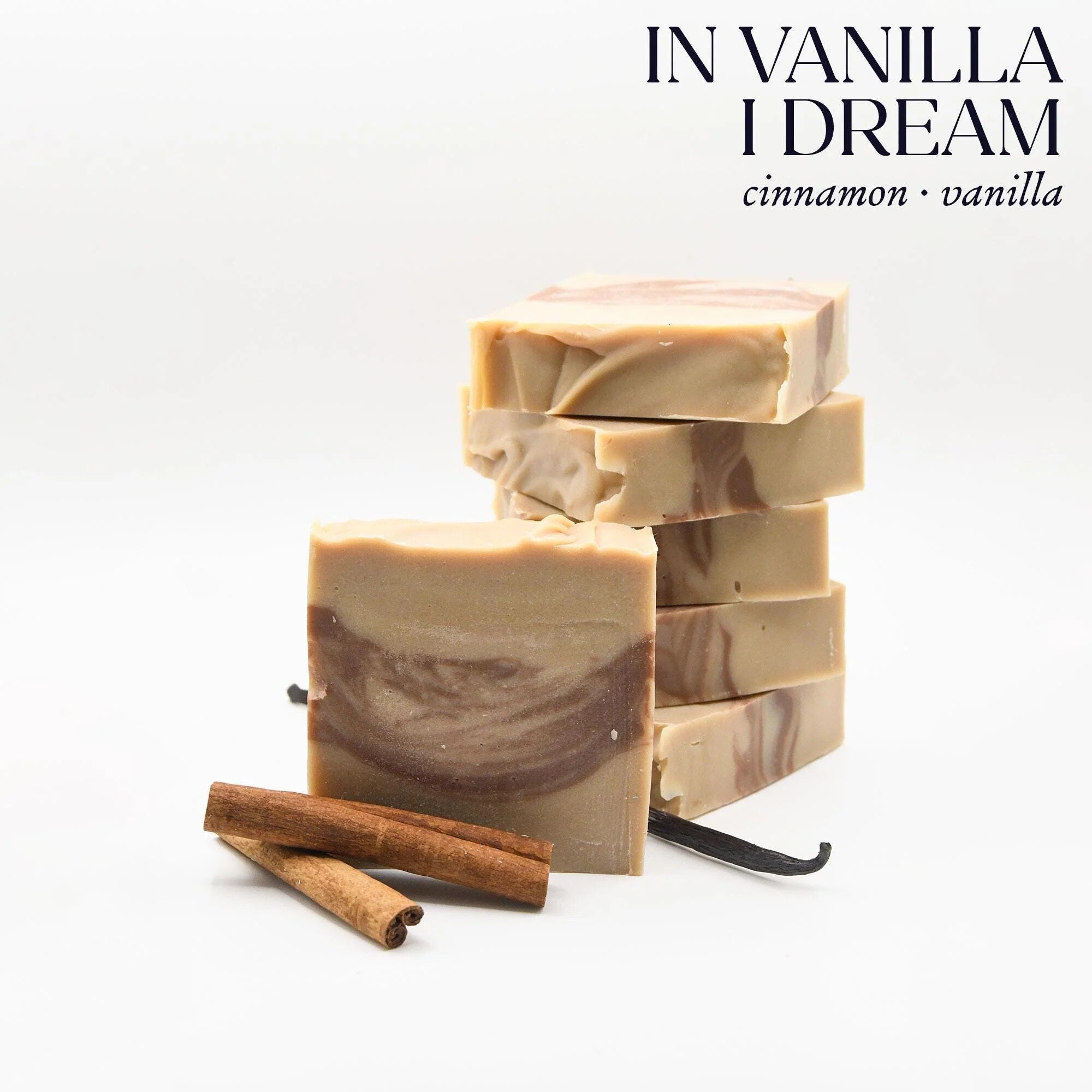 Tiel Handmade - soap bar - In Vanilla I Dream