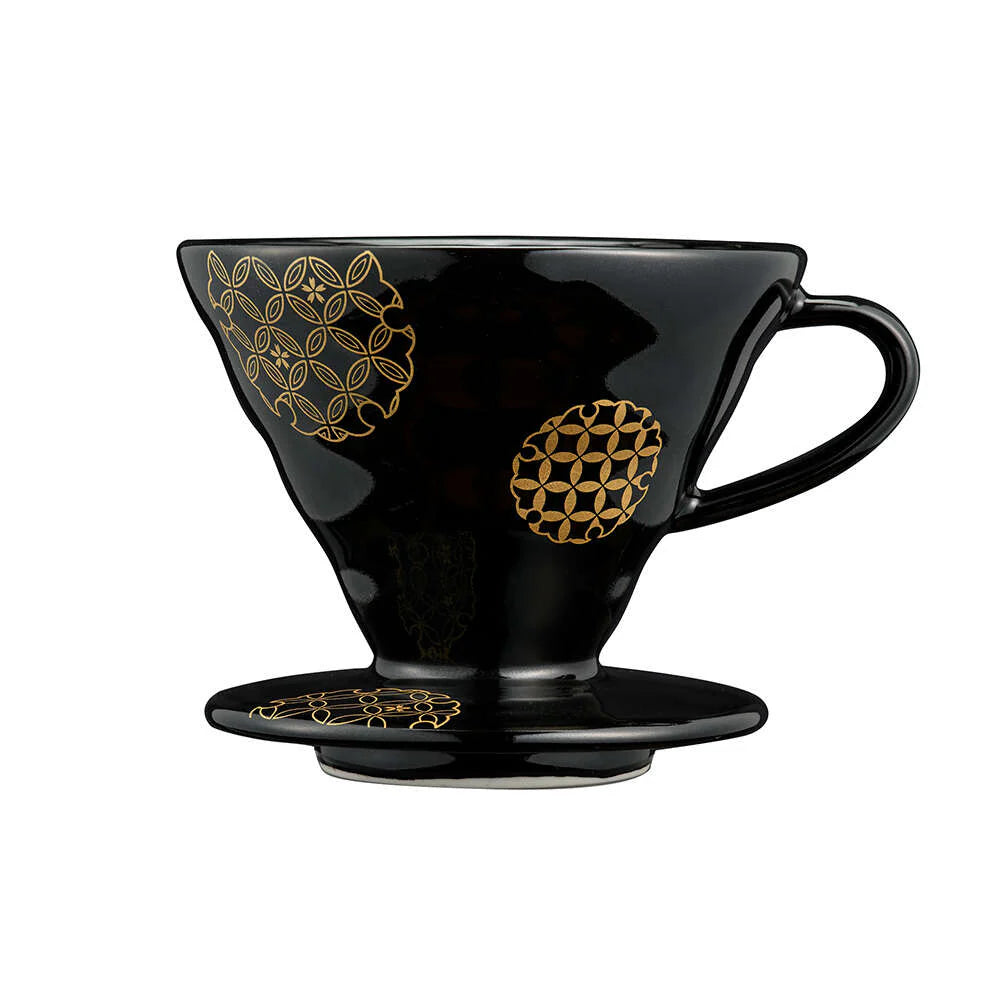 V60 Ceramic Dripper 02 Shippou Black 2024-016