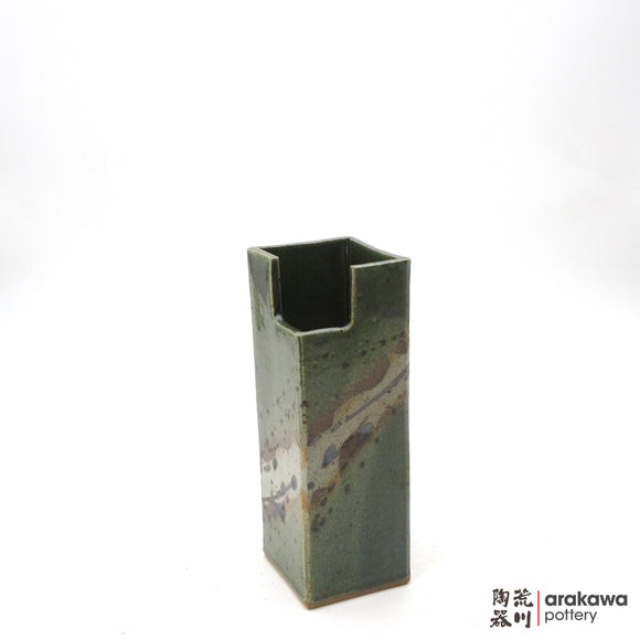 Handmade Ikebana Container Mini Cylinder (S) 0224-048 made by Thomas Arakawa and Kathy Lee-Arakawa at Arakawa Pottery