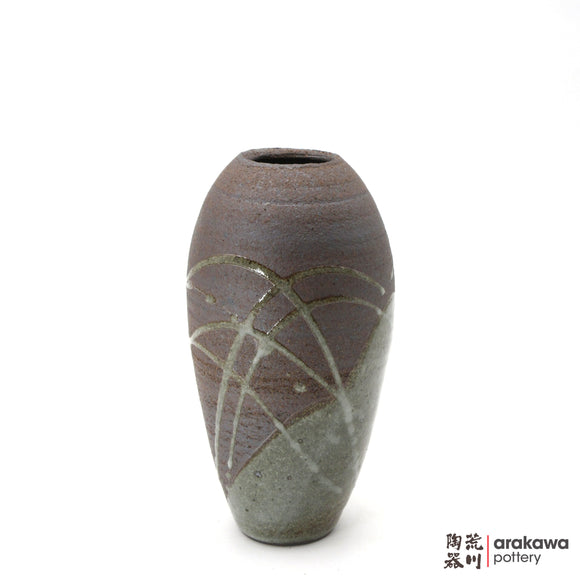 Handmade Ikebana Container Small Vase 6ﾔ 0224-053 made by Thomas Arakawa and Kathy Lee-Arakawa at Arakawa Pottery