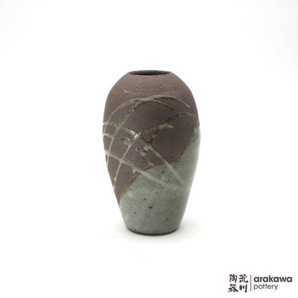 Handmade Ikebana Container Small Vase 6ﾔ 0224-056 made by Thomas Arakawa and Kathy Lee-Arakawa at Arakawa Pottery