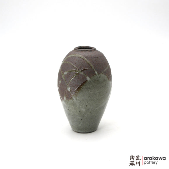 Handmade Ikebana Container Small Vase 6ﾔ 0224-057 made by Thomas Arakawa and Kathy Lee-Arakawa at Arakawa Pottery
