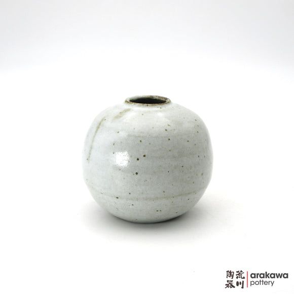 Handmade Ikebana Container Round Small Vase 6ﾔ 0224-059 made by Thomas Arakawa and Kathy Lee-Arakawa at Arakawa Pottery