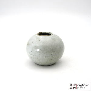 Handmade Ikebana Container Round Small Vase 6ﾔ 0224-063 made by Thomas Arakawa and Kathy Lee-Arakawa at Arakawa Pottery
