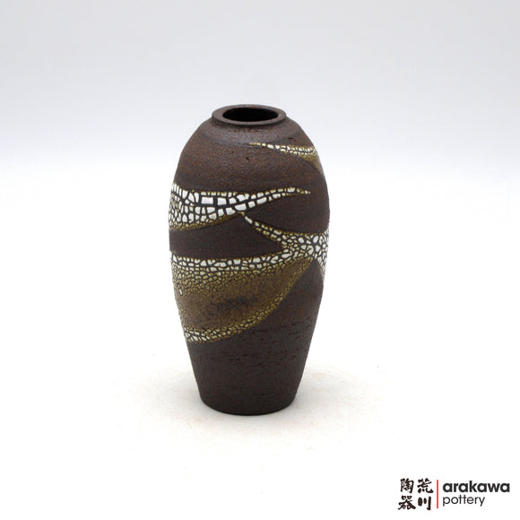 Handmade Ikebana Container Mini Vase (Skinny) 0227-023 made by Thomas Arakawa and Kathy Lee-Arakawa at Arakawa Pottery