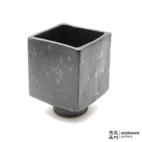 Handmade Ikebana Container 4'' cube comport 0311-015 made by Thomas Arakawa and Kathy Lee-Arakawa at Arakawa Pottery
