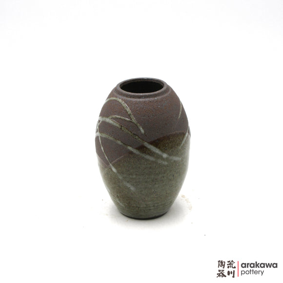 Handmade Ikebana Container Small Vase 5” 0311-041 made by Thomas Arakawa and Kathy Lee-Arakawa at Arakawa Pottery