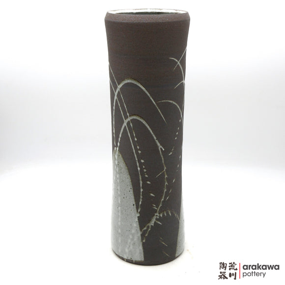 Handmade Ikebana Container 15” Cylinder  0325-004 made by Thomas Arakawa and Kathy Lee-Arakawa at Arakawa Pottery