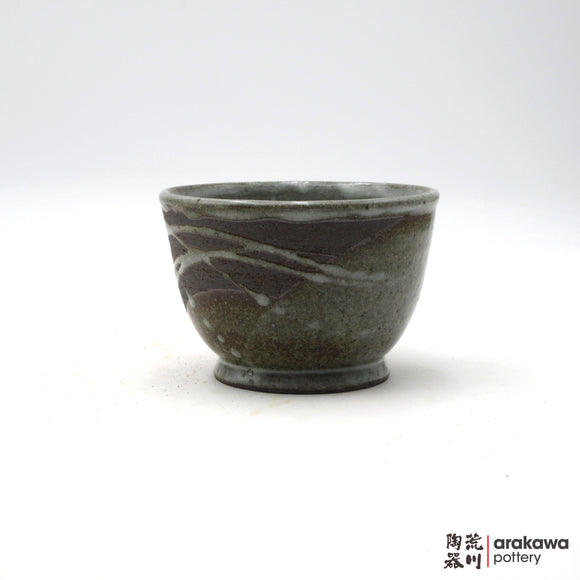 Handmade Dinnerware Rice Bowls (L) 0408-086 made by Thomas Arakawa and Kathy Lee-Arakawa at Arakawa Pottery