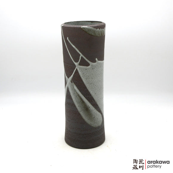 Handmade Ikebana Container 13” Cylinder  0425-005 made by Thomas Arakawa and Kathy Lee-Arakawa at Arakawa Pottery