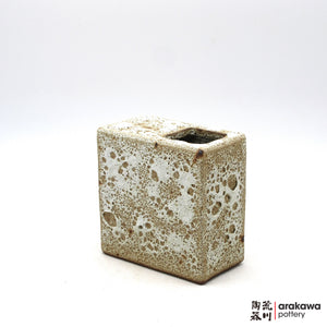 Handmade Ikebana Container 5” Square Vase 0619-026 made by Thomas Arakawa and Kathy Lee-Arakawa at Arakawa Pottery