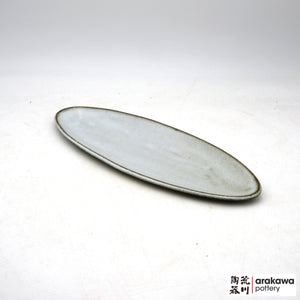 Handmade Dinnerware Slab Plate (Oval) 0625-122 made by Thomas Arakawa and Kathy Lee-Arakawa at Arakawa Pottery