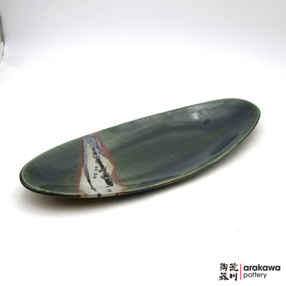 Handmade Dinnerware Large Oval Plate 0625-131 made by Thomas Arakawa and Kathy Lee-Arakawa at Arakawa Pottery