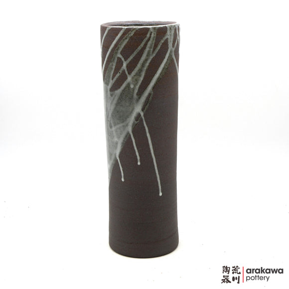 Handmade Ikebana Container 13” Cylinder  0704-006 made by Thomas Arakawa and Kathy Lee-Arakawa at Arakawa Pottery