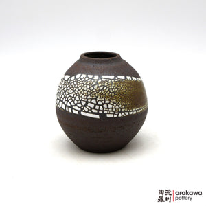 Handmade Ikebana Container Mini Vase (Round) 0704-067 made by Thomas Arakawa and Kathy Lee-Arakawa at Arakawa Pottery