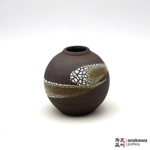 Handmade Ikebana Container Mini Vase (Round) 0704-068 made by Thomas Arakawa and Kathy Lee-Arakawa at Arakawa Pottery