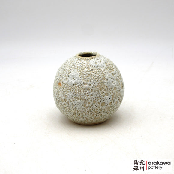Handmade Ikebana Container Mini Vase (Round) 0704-073 made by Thomas Arakawa and Kathy Lee-Arakawa at Arakawa Pottery
