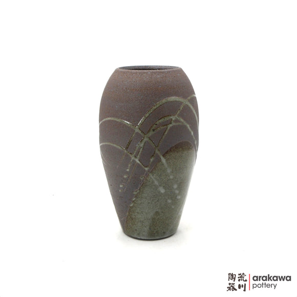 Handmade Ikebana Container Vase 7.5 0707-027 made by Thomas Arakawa and Kathy Lee-Arakawa at Arakawa Pottery