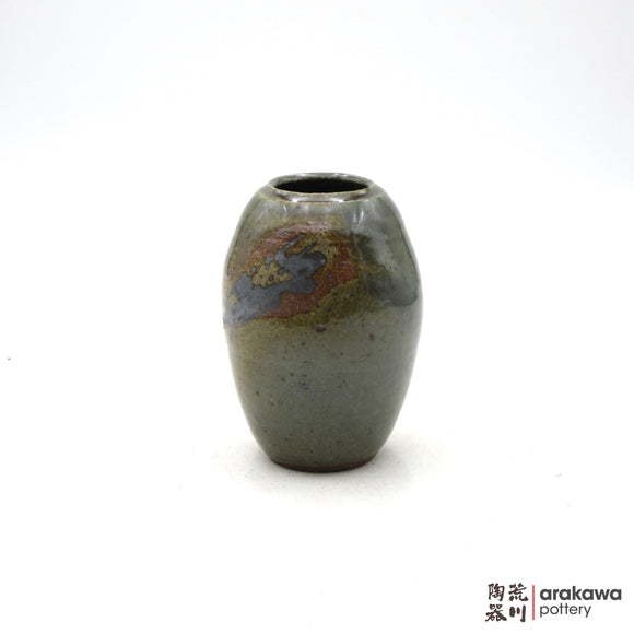 Handmade Ikebana Container Small Vase 4” 0707-076 made by Thomas Arakawa and Kathy Lee-Arakawa at Arakawa Pottery