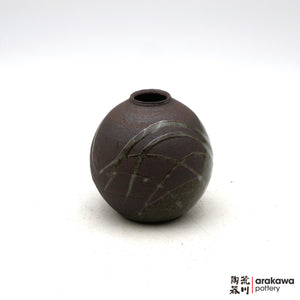 Handmade Ikebana Container Mini Vase (Round) 0724-045 made by Thomas Arakawa and Kathy Lee-Arakawa at Arakawa Pottery