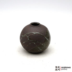 Handmade Ikebana Container Mini Vase (Round) 0724-050 made by Thomas Arakawa and Kathy Lee-Arakawa at Arakawa Pottery