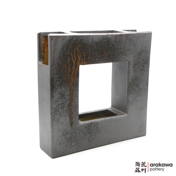 Handmade Ikebana Container - L Square Eclipse - 0730-002