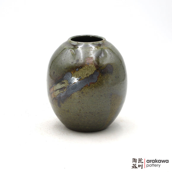 Handmade Ikebana Container Small Vase 5” 0801-043 made by Thomas Arakawa and Kathy Lee-Arakawa at Arakawa Pottery