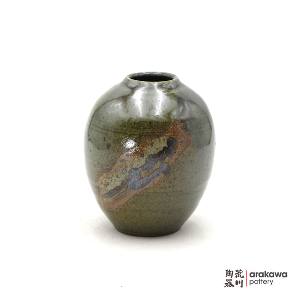 Handmade Ikebana Container Small Vase 5” 0801-044 made by Thomas Arakawa and Kathy Lee-Arakawa at Arakawa Pottery
