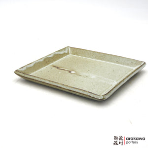 Handmade Dinnerware Square Dish (L) Desert Dish 0919-080 made by Thomas Arakawa and Kathy Lee-Arakawa at Arakawa Pottery