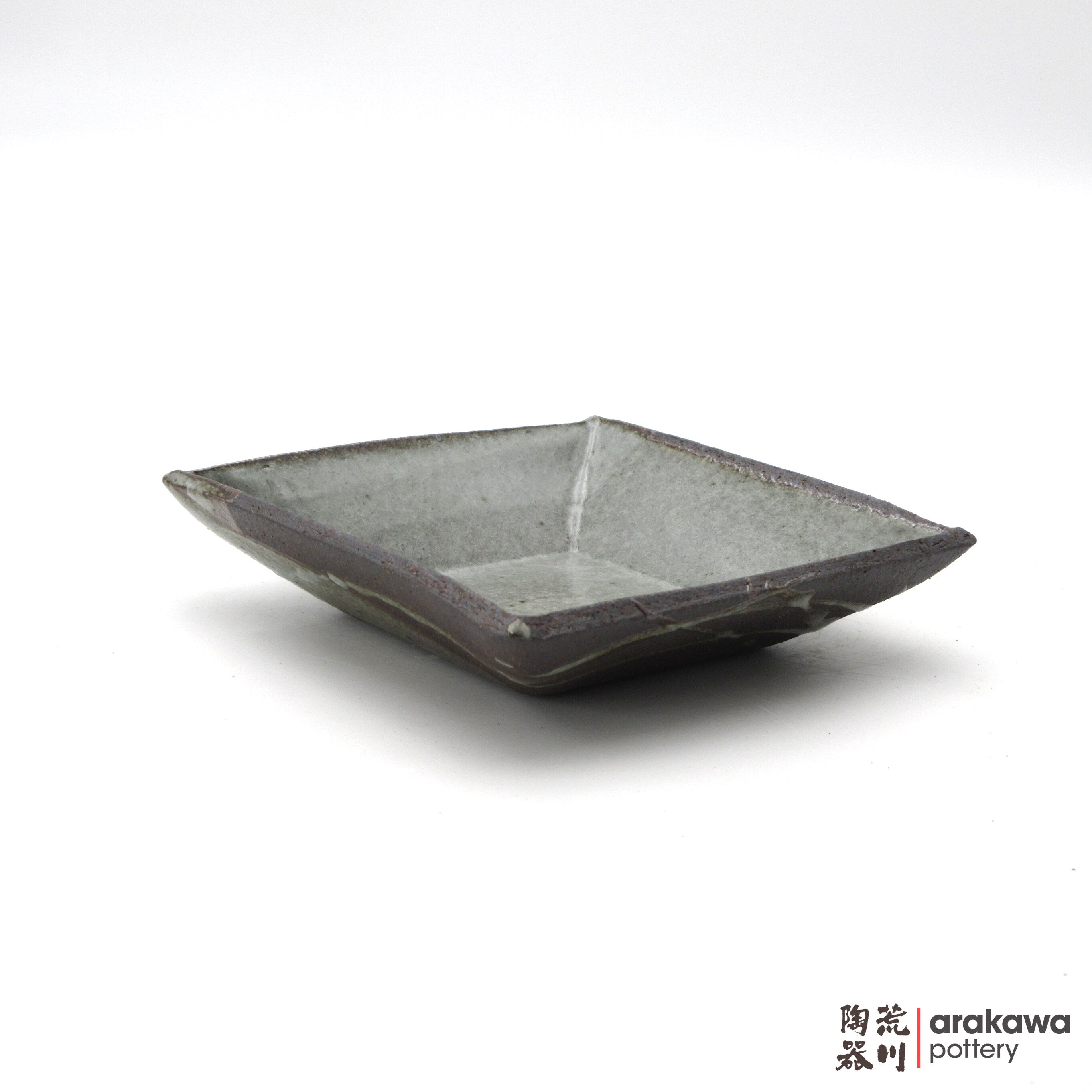 Handmade Dinnerware Square Dish (M) Side Dish 1014-107 made by Thomas Arakawa and Kathy Lee-Arakawa at Arakawa Pottery