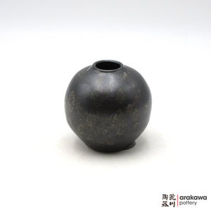 Handmade Ikebana Container Round Small Vase 4” 1015-092 made by Thomas Arakawa and Kathy Lee-Arakawa at Arakawa Pottery