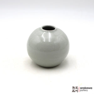 Handmade Ikebana Container Round Small Vase 4” 1015-093 made by Thomas Arakawa and Kathy Lee-Arakawa at Arakawa Pottery