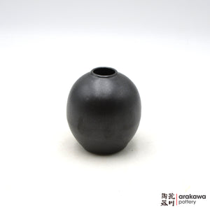 Handmade Ikebana Container Round Small Vase 4” 1015-109 made by Thomas Arakawa and Kathy Lee-Arakawa at Arakawa Pottery