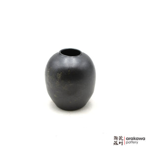 Handmade Ikebana Container Round Small Vase 4” 1024-054 made by Thomas Arakawa and Kathy Lee-Arakawa at Arakawa Pottery