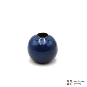Handmade Ikebana Container Round Small Vase 4” 1024-056 made by Thomas Arakawa and Kathy Lee-Arakawa at Arakawa Pottery