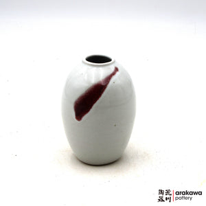 Handmade Ikebana Container Round Small Vase 5” 1104-032 made by Thomas Arakawa and Kathy Lee-Arakawa at Arakawa Pottery