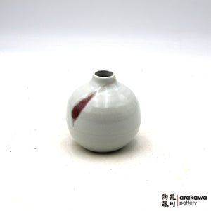 Handmade Ikebana Container Round Small Vase 4” 1104-035 made by Thomas Arakawa and Kathy Lee-Arakawa at Arakawa Pottery