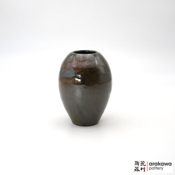 Handmade Ikebana Container Round Small Vase 6ﾔ 1106-055 made by Thomas Arakawa and Kathy Lee-Arakawa at Arakawa Pottery